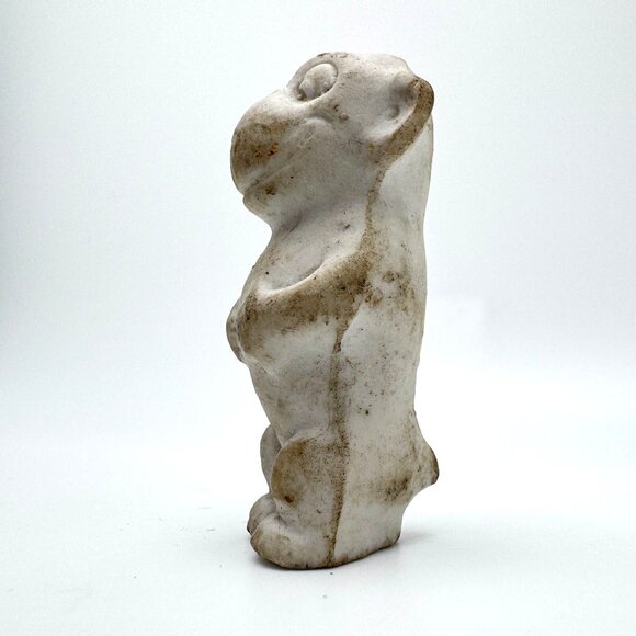 Buster Brown Dog Tige Bisque Antique Figurine Made In Germany Ca.1910s - Picture 5 of 8